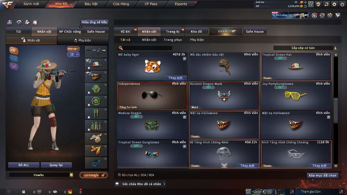 shop acc cf uy tin gia re